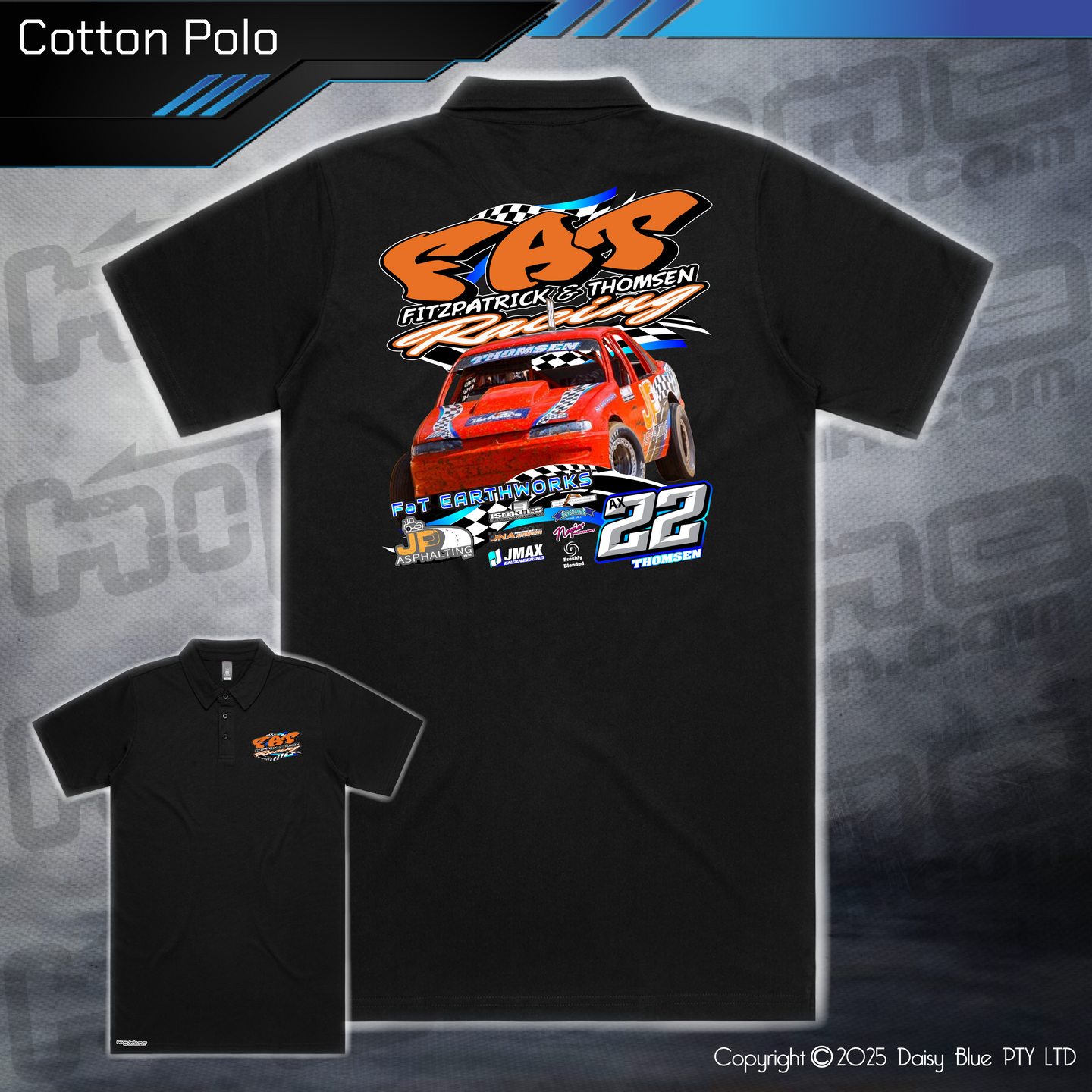 Cotton Polo - FAT Racing