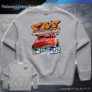 Relaxed Crew Sweater - FAT Racing