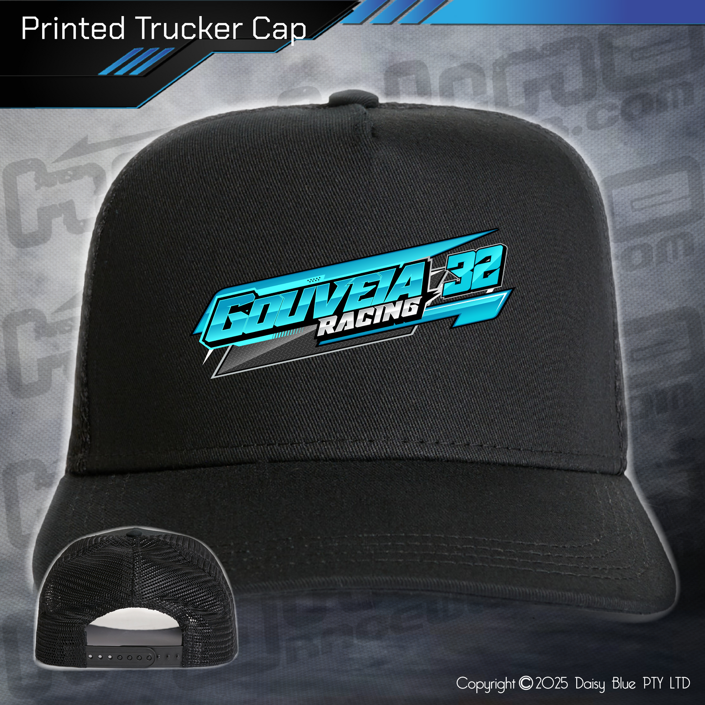 Printed Trucker Cap - Alex Gouveia