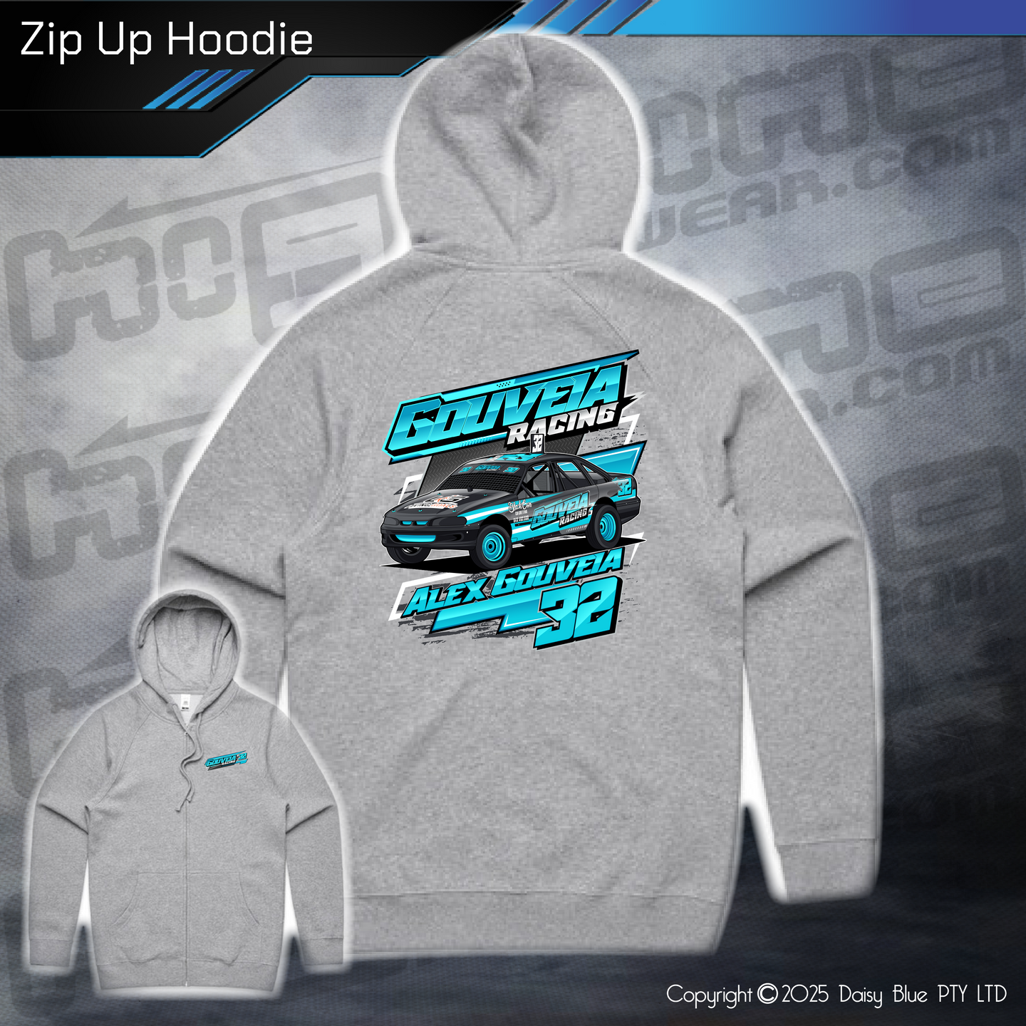 Zip Up Hoodie - Alex Gouveia