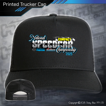 Load image into Gallery viewer, Printed Trucker Cap - Australian Compact Speedcar Championship 2025
