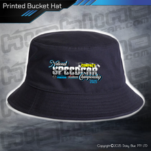 Load image into Gallery viewer, Printed Bucket Hat - Australian Compact Speedcar Championship 2025
