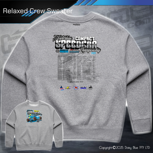 Relaxed Crew Sweater - Australian Compact Speedcar Championship 2025