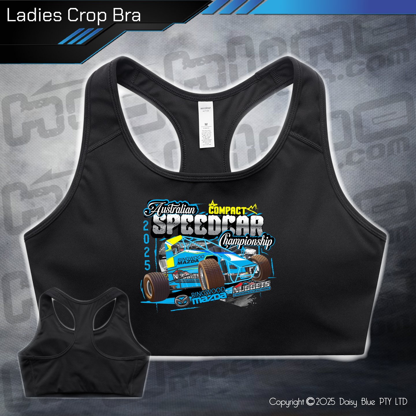 Active Bra Top - Australian Compact Speedcar Championship 2025