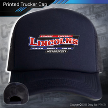 Load image into Gallery viewer, Printed Trucker Cap - Lincoln Motorsport

