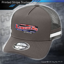 Load image into Gallery viewer, STRIPE Trucker Cap - Lincoln Motorsport
