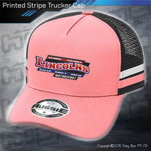 Load image into Gallery viewer, STRIPE Trucker Cap - Lincoln Motorsport
