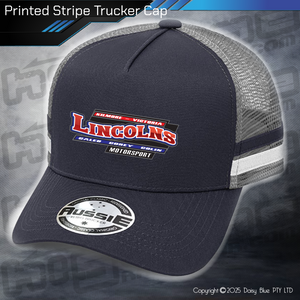 STRIPE Trucker Cap - Lincoln Motorsport