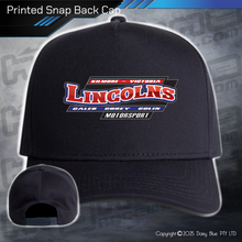 Load image into Gallery viewer, Printed Snap Back CAP - Lincoln Motorsport
