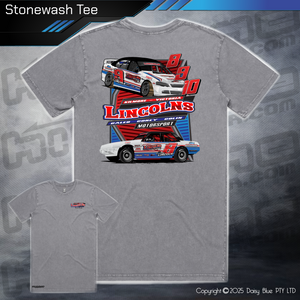 Stonewash Tee - Lincoln Motorsport