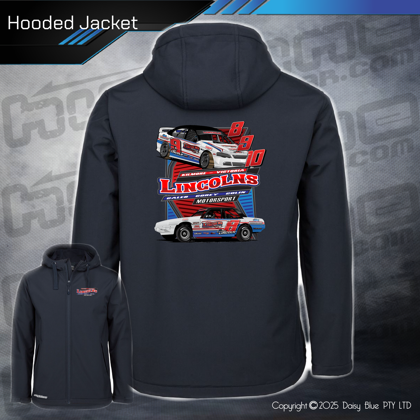 Hooded Jacket - Lincoln Motorsport