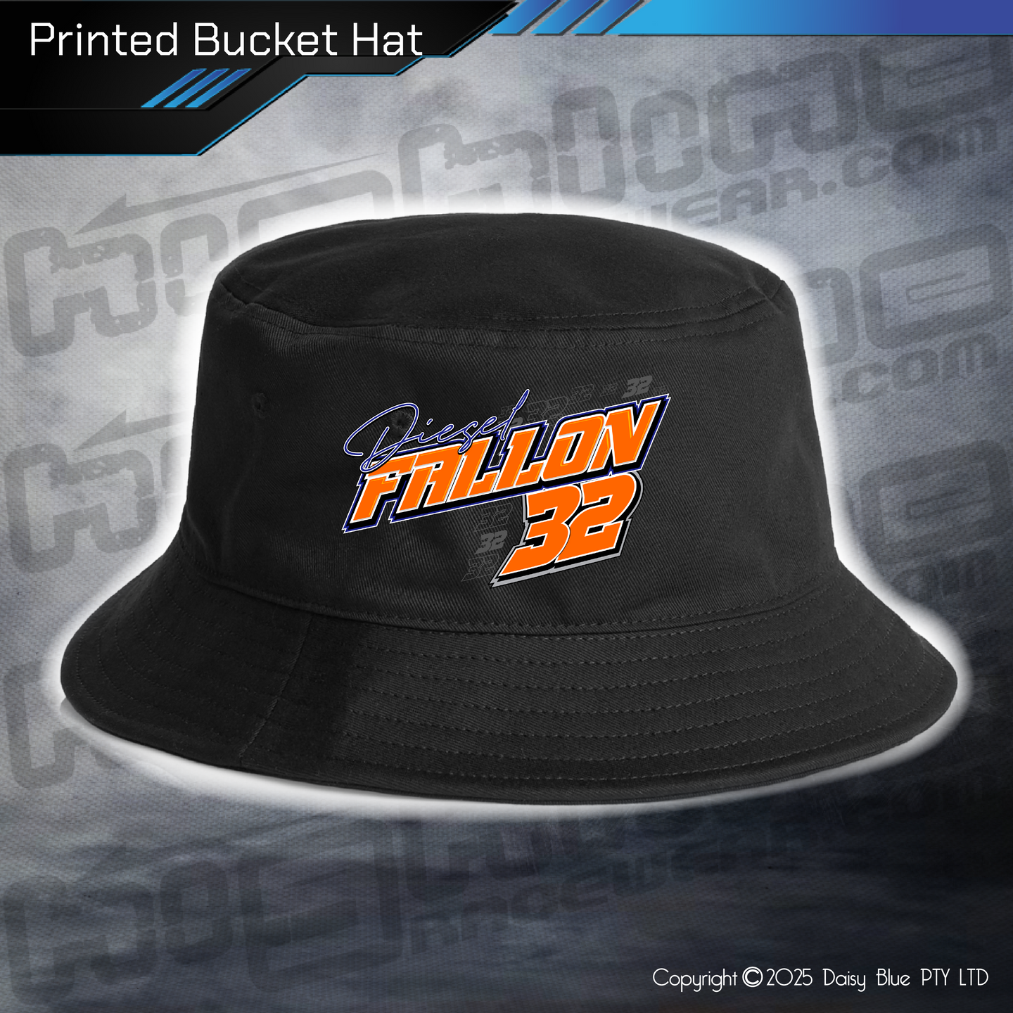 Printed Bucket Hat - Diesel Fallon