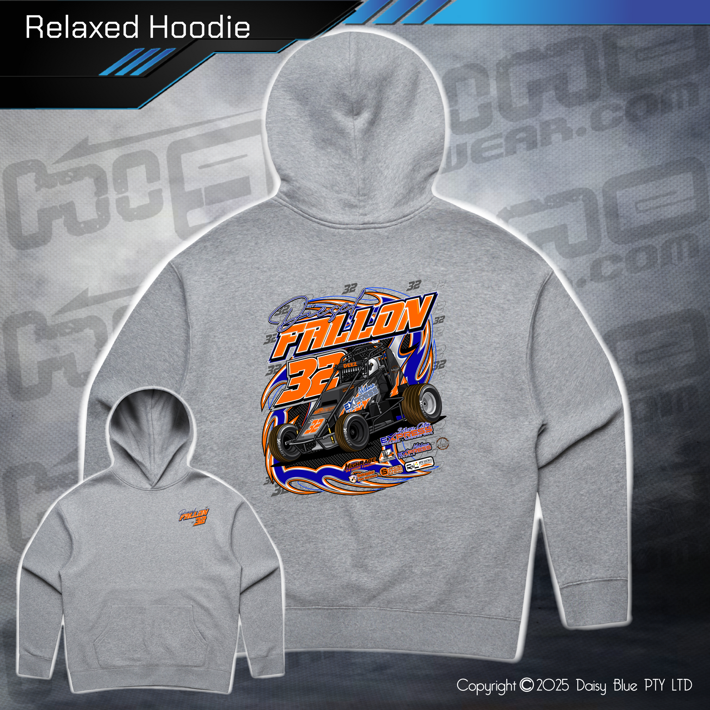 Relaxed Hoodie - Diesel Fallon