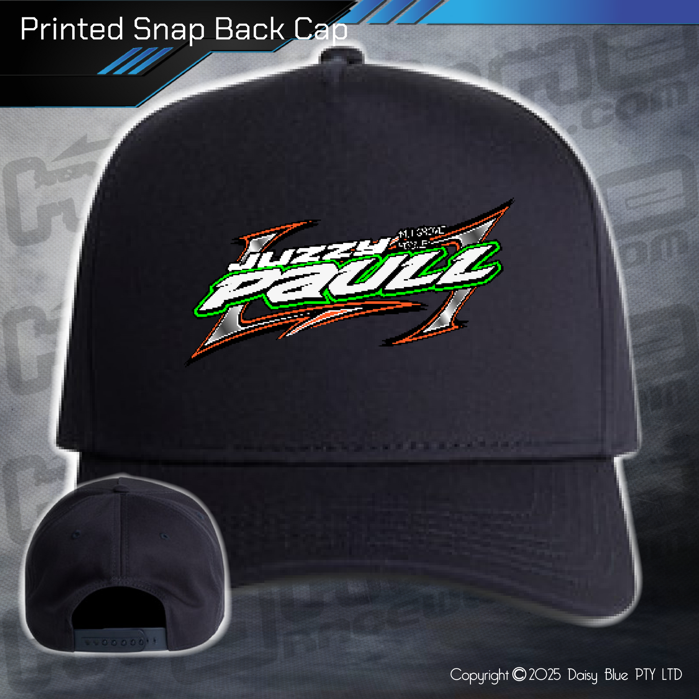 Printed Snap Back CAP - Justin Paull