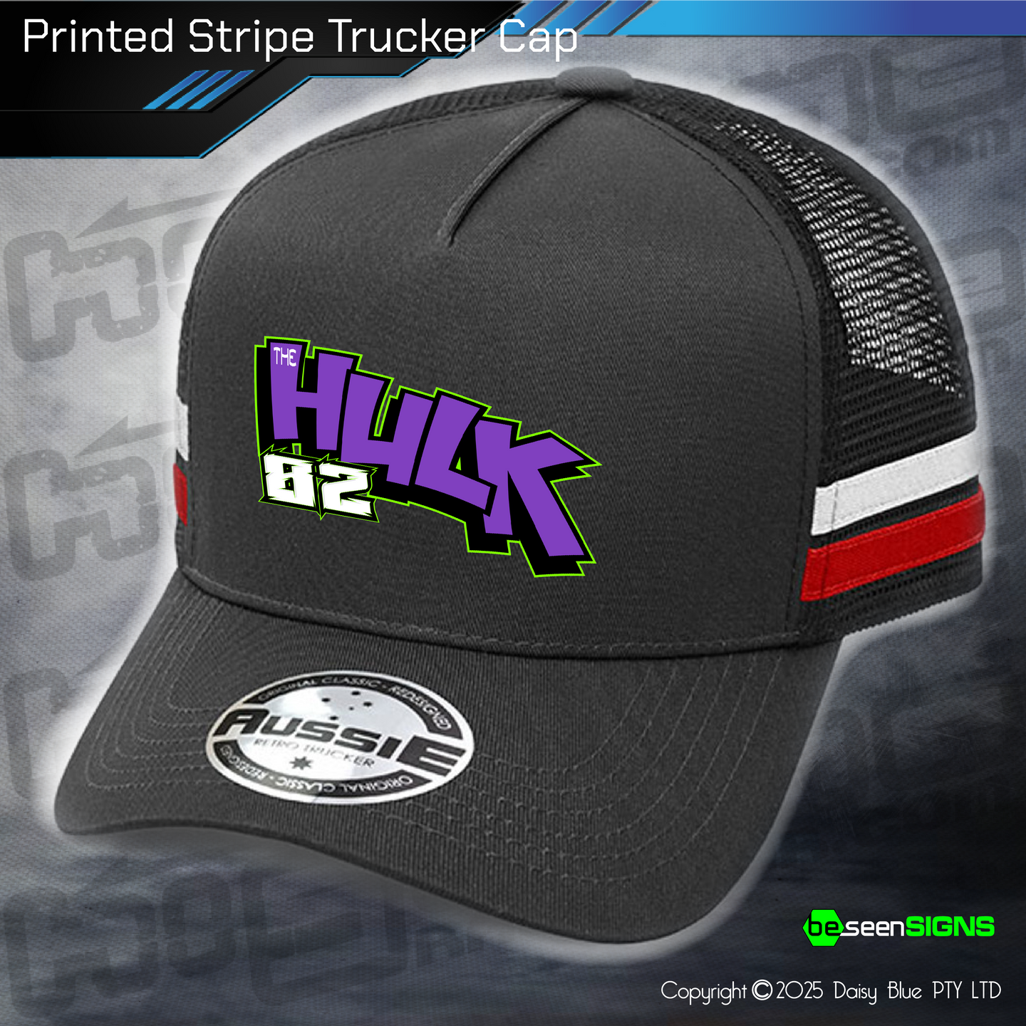 STRIPE Trucker Cap - Shane Roycroft