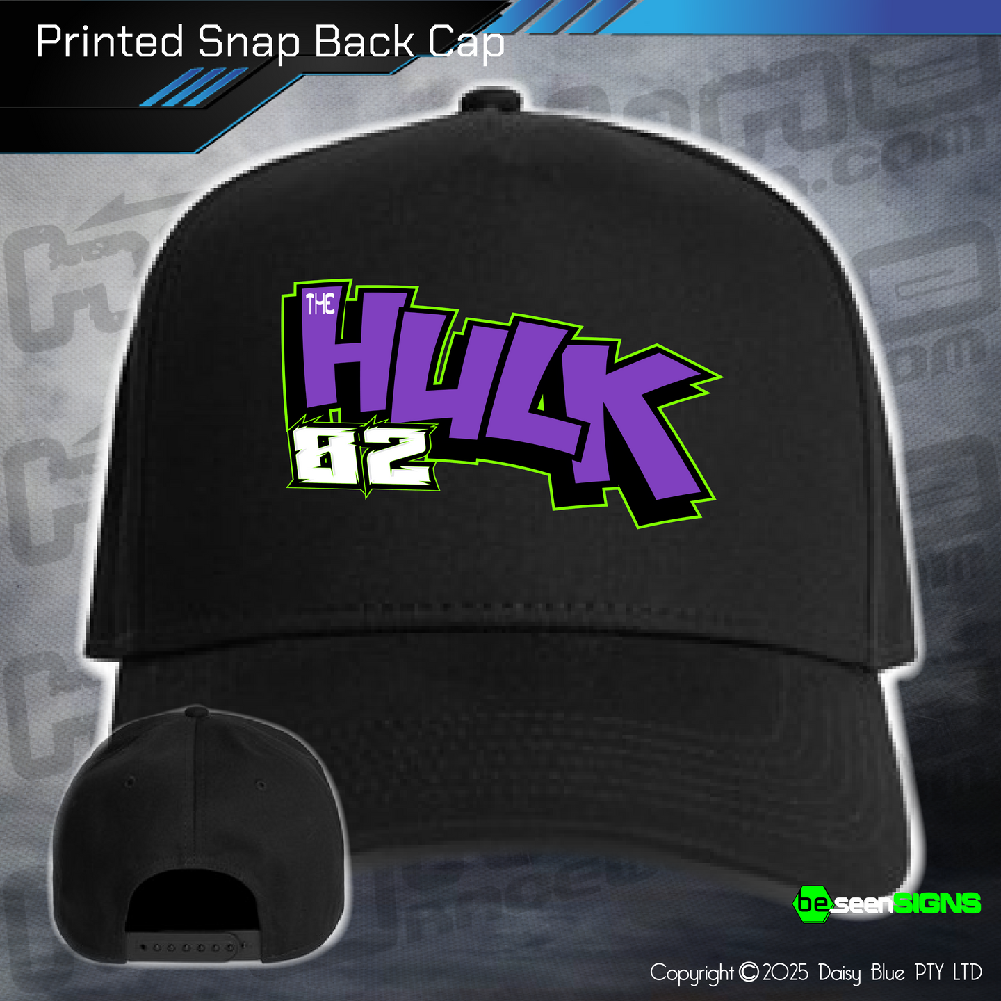 Printed Snap Back CAP - Shane Roycroft