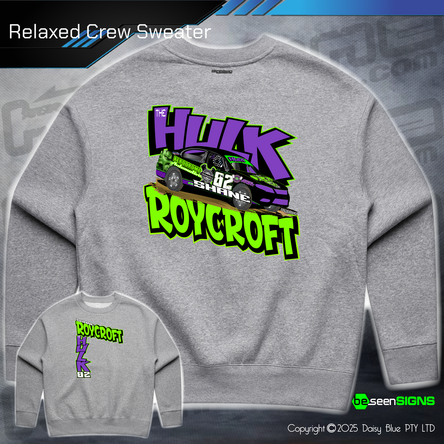 Relaxed Crew Sweater - Shane Roycroft