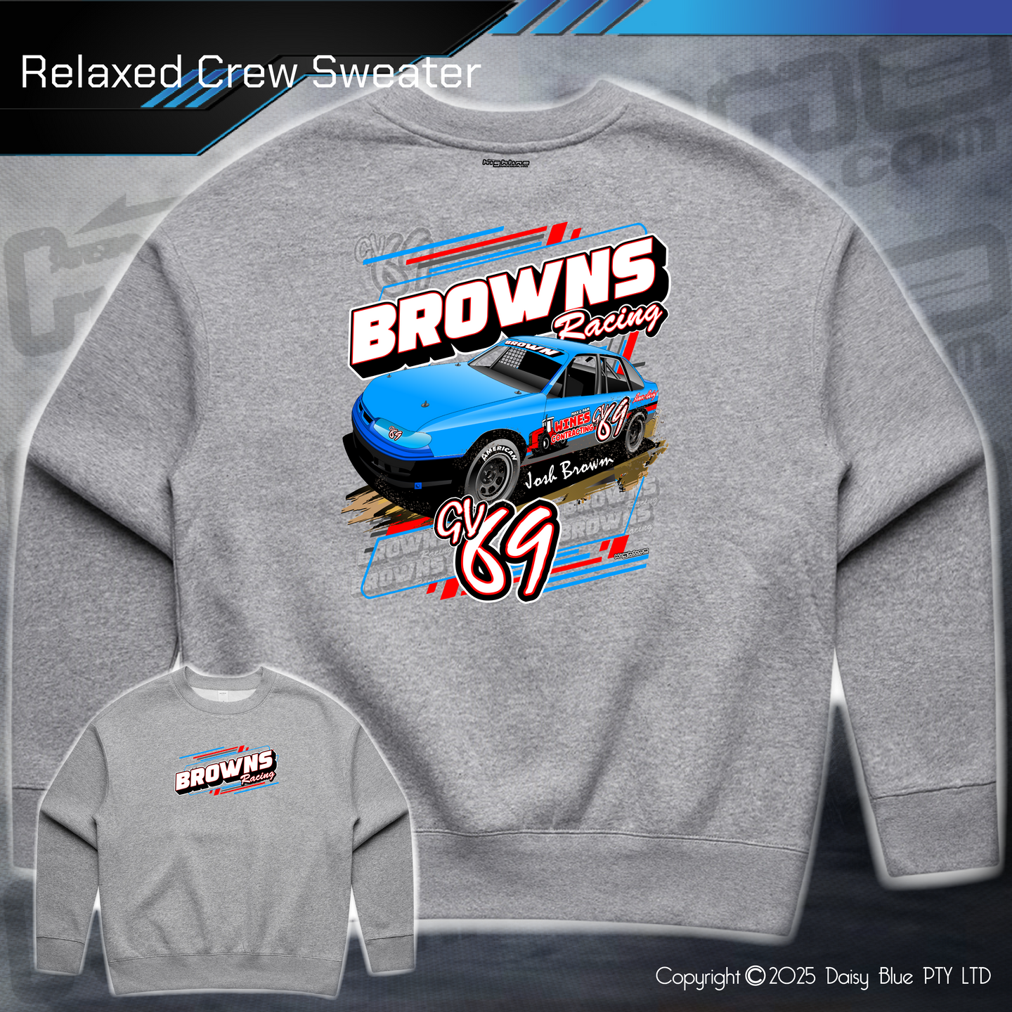 Relaxed Crew Sweater - Josh Brown
