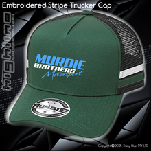 Load image into Gallery viewer, EMBROIDERED STRIPE Trucker Cap - Murdie Brothers
