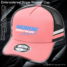 Load image into Gallery viewer, EMBROIDERED STRIPE Trucker Cap - Murdie Brothers
