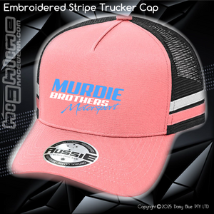 EMBROIDERED STRIPE Trucker Cap - Murdie Brothers