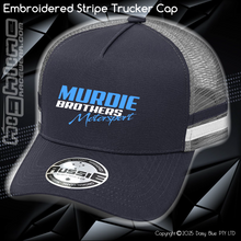 Load image into Gallery viewer, EMBROIDERED STRIPE Trucker Cap - Murdie Brothers
