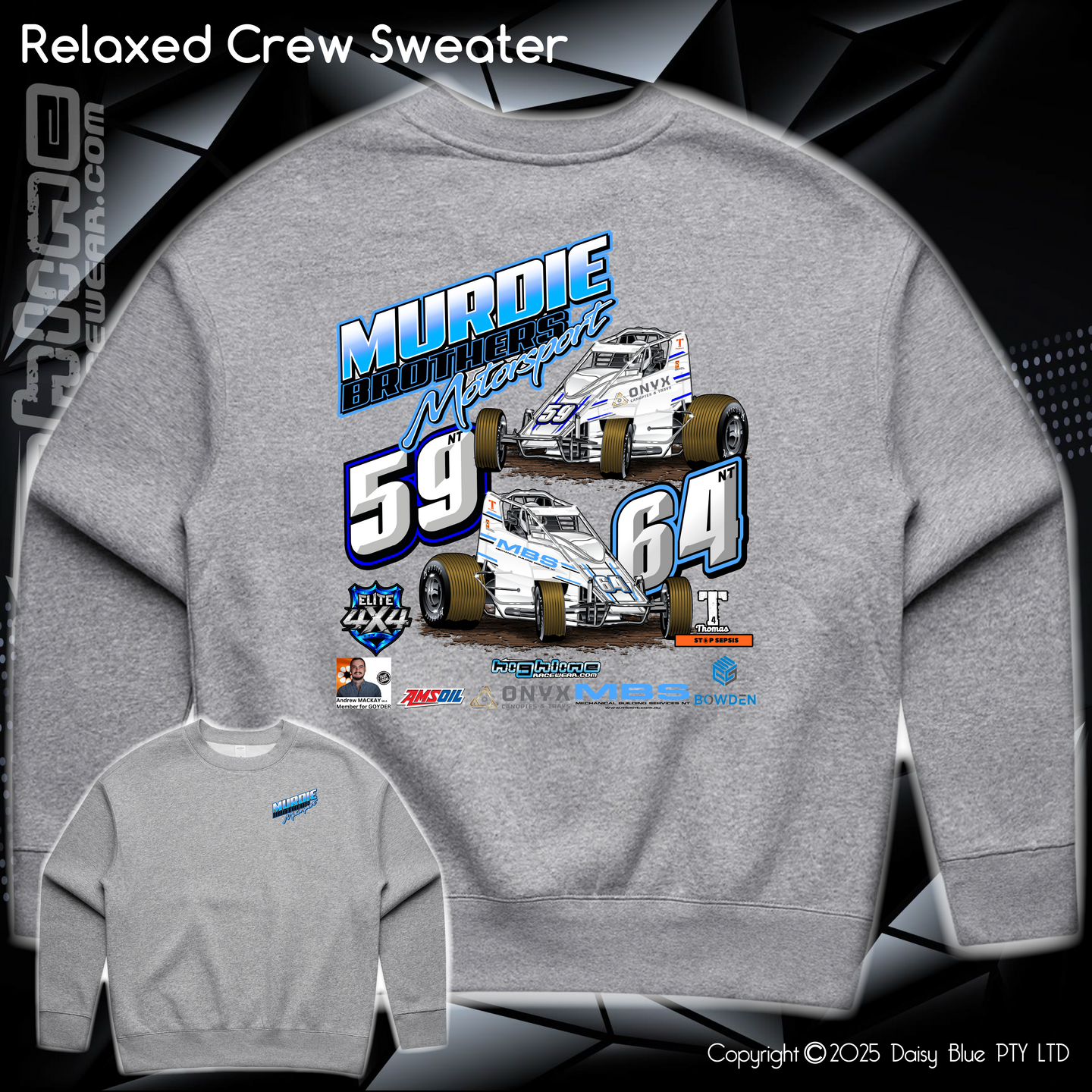 Relaxed Crew Sweater - Murdie Brothers