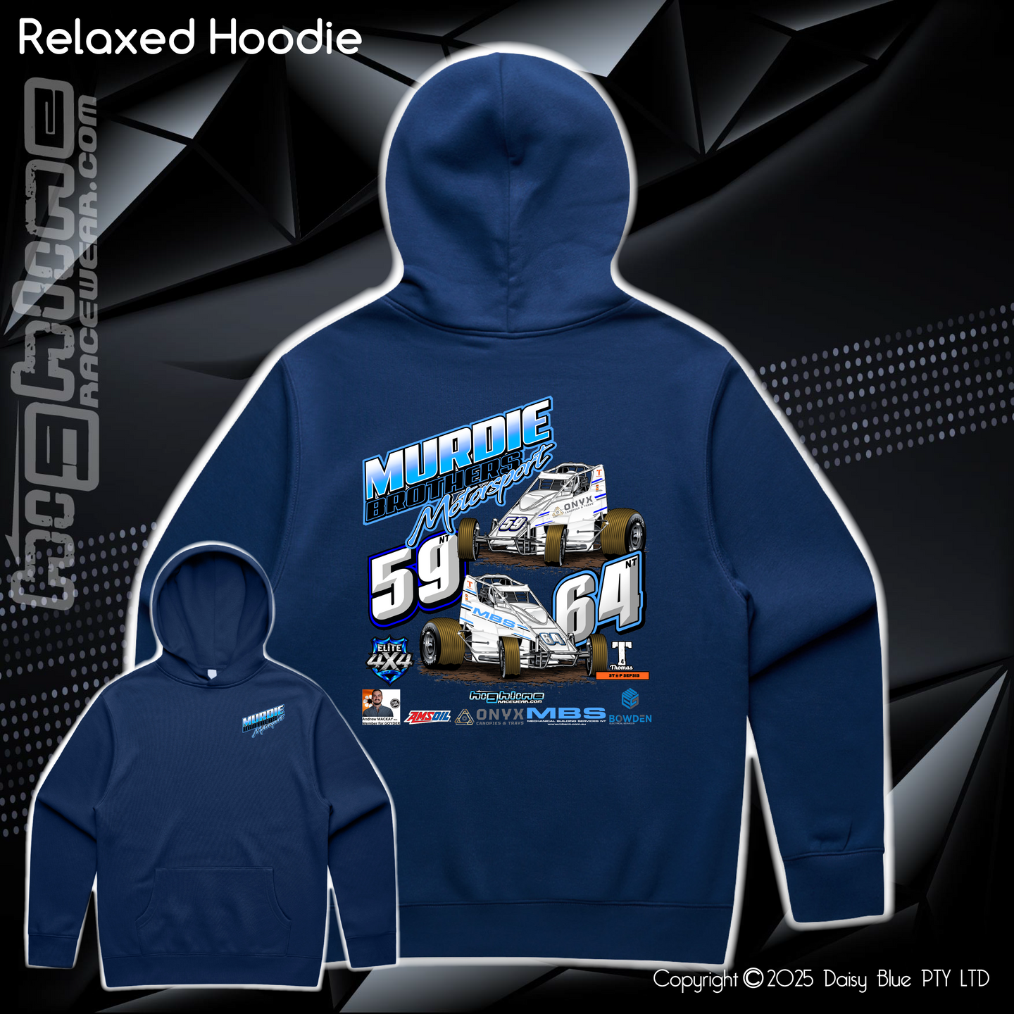 Relaxed Hoodie - Murdie Brothers