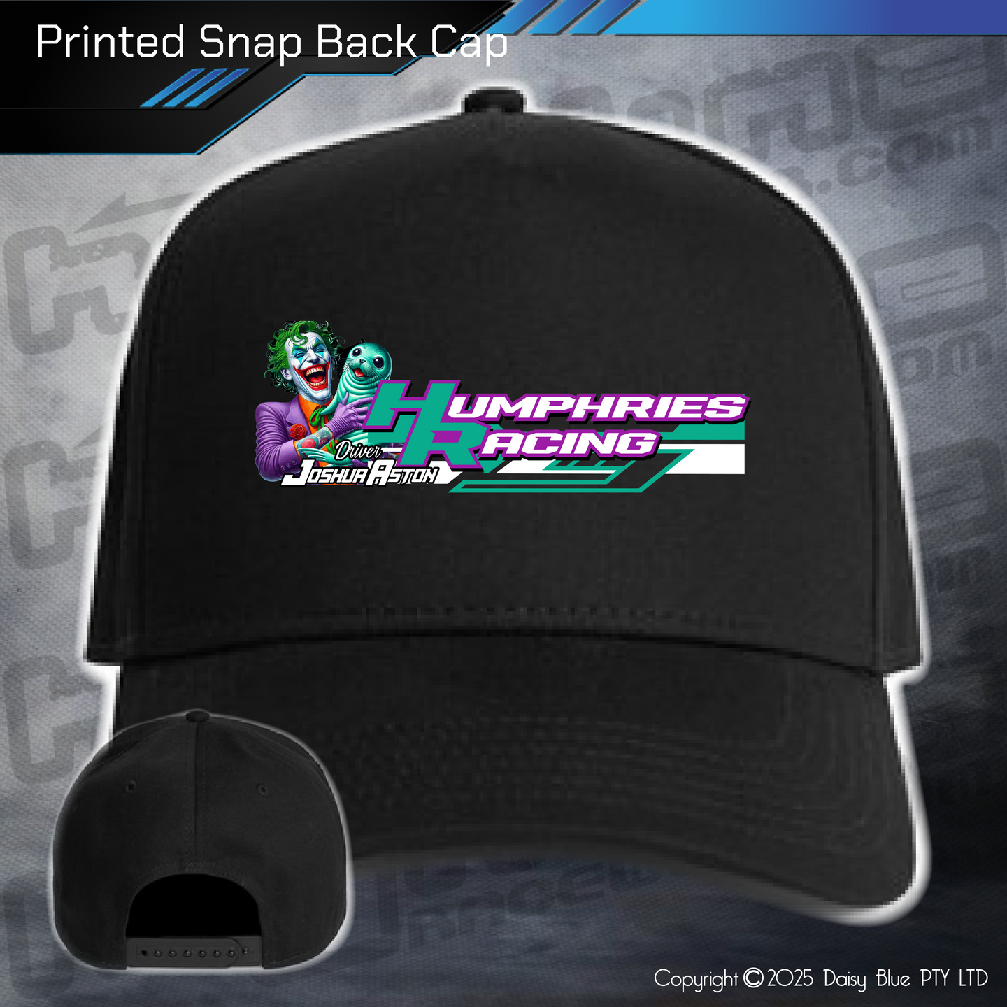 Printed Snap Back CAP - Josh Aston