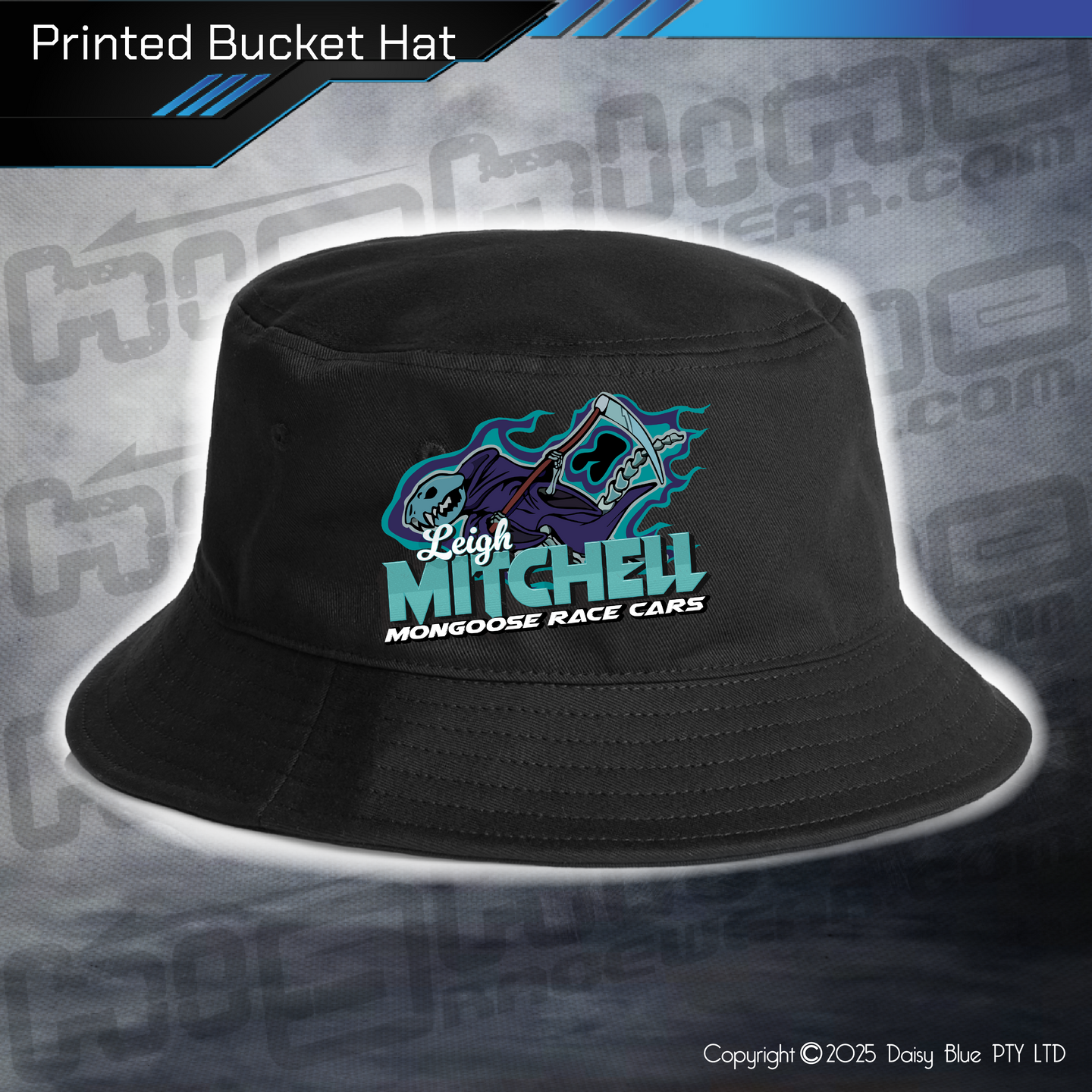 Printed Bucket Hat - Leigh Mitchell