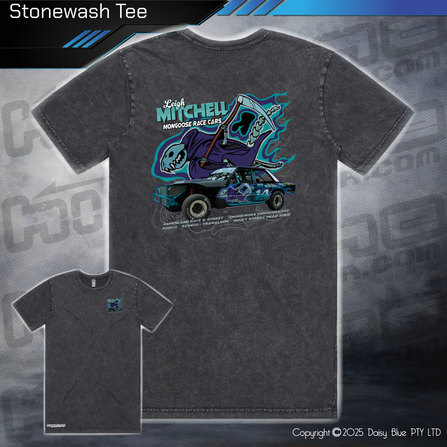 Stonewash Tee - Leigh Mitchell