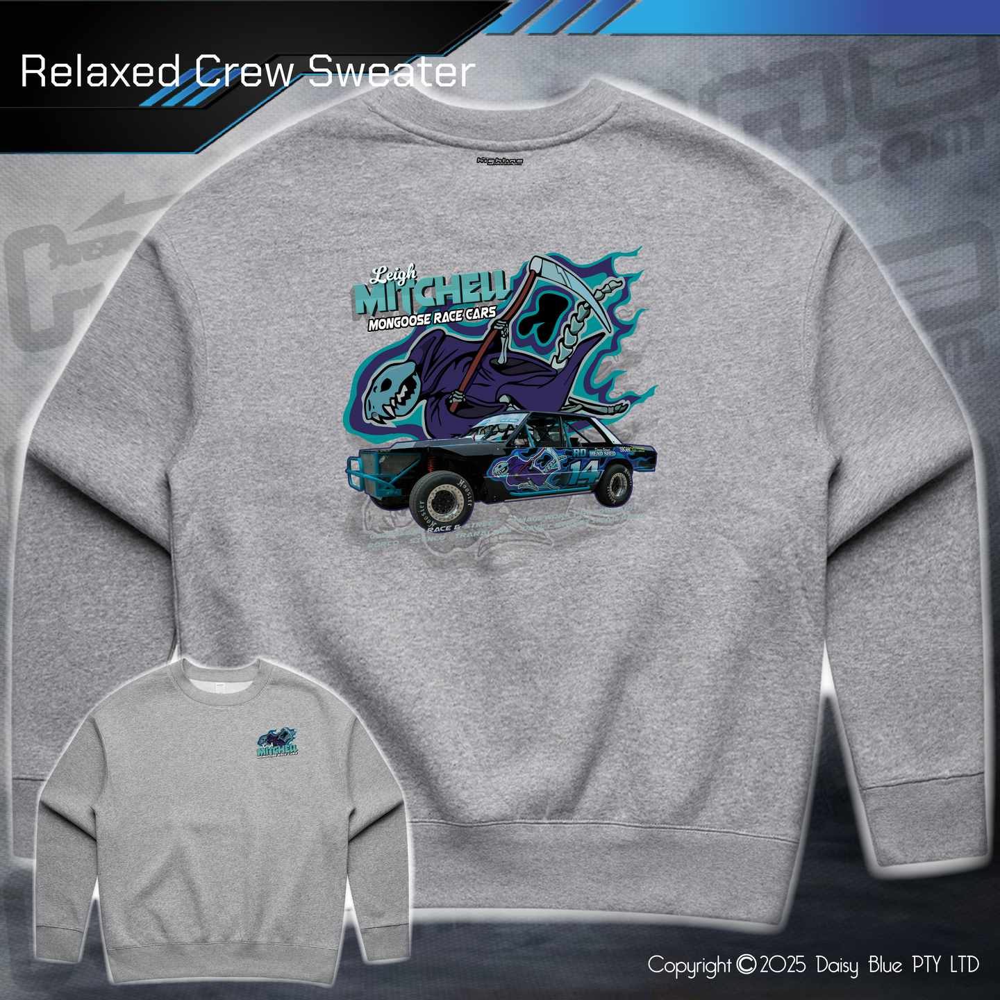 Relaxed Crew Sweater - Leigh Mitchell