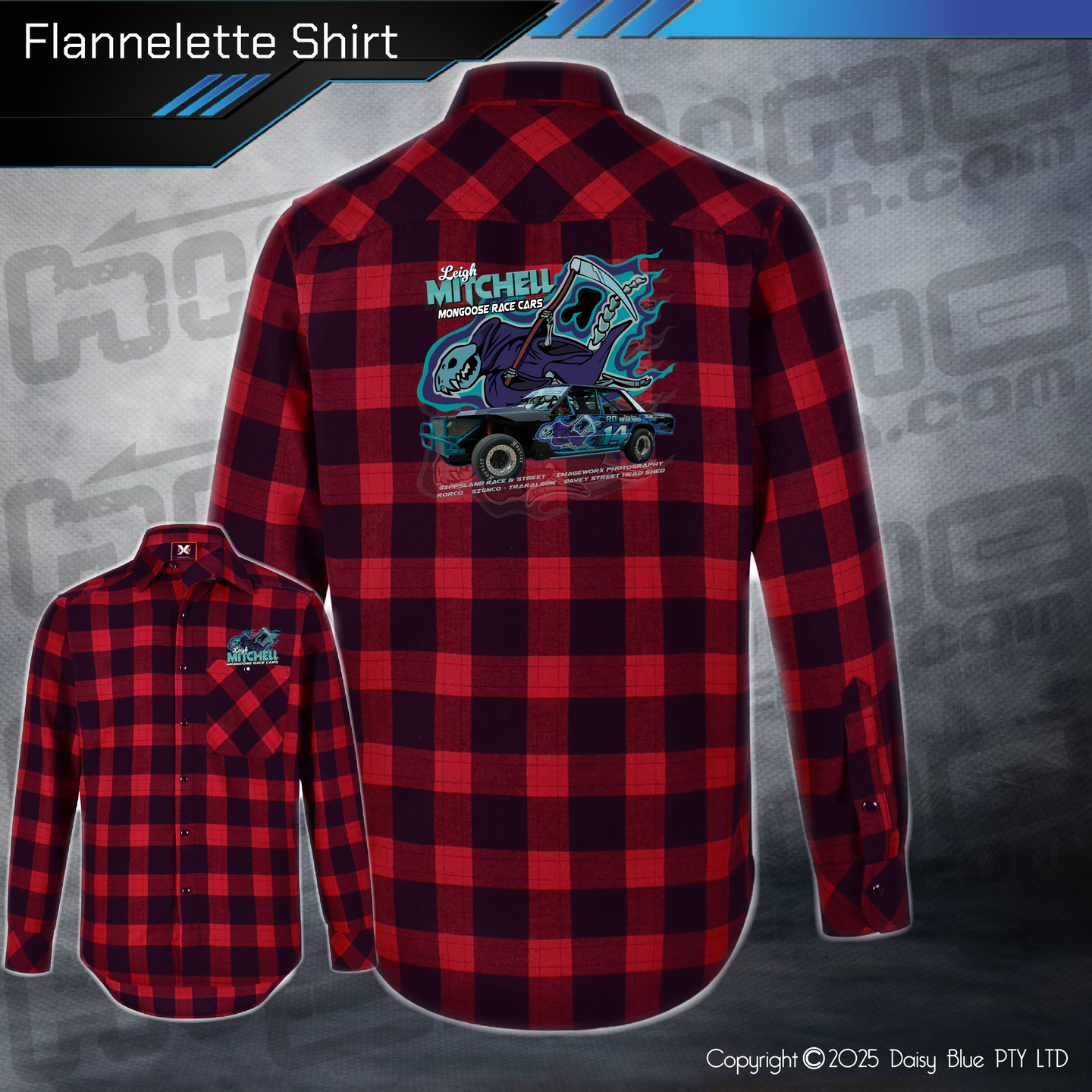 Flannelette Shirt - Leigh Mitchell