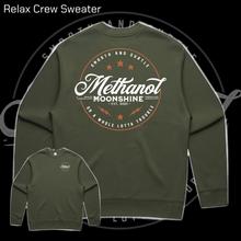 Load image into Gallery viewer, Relaxed Crew Sweater - Methanol Moonshine
