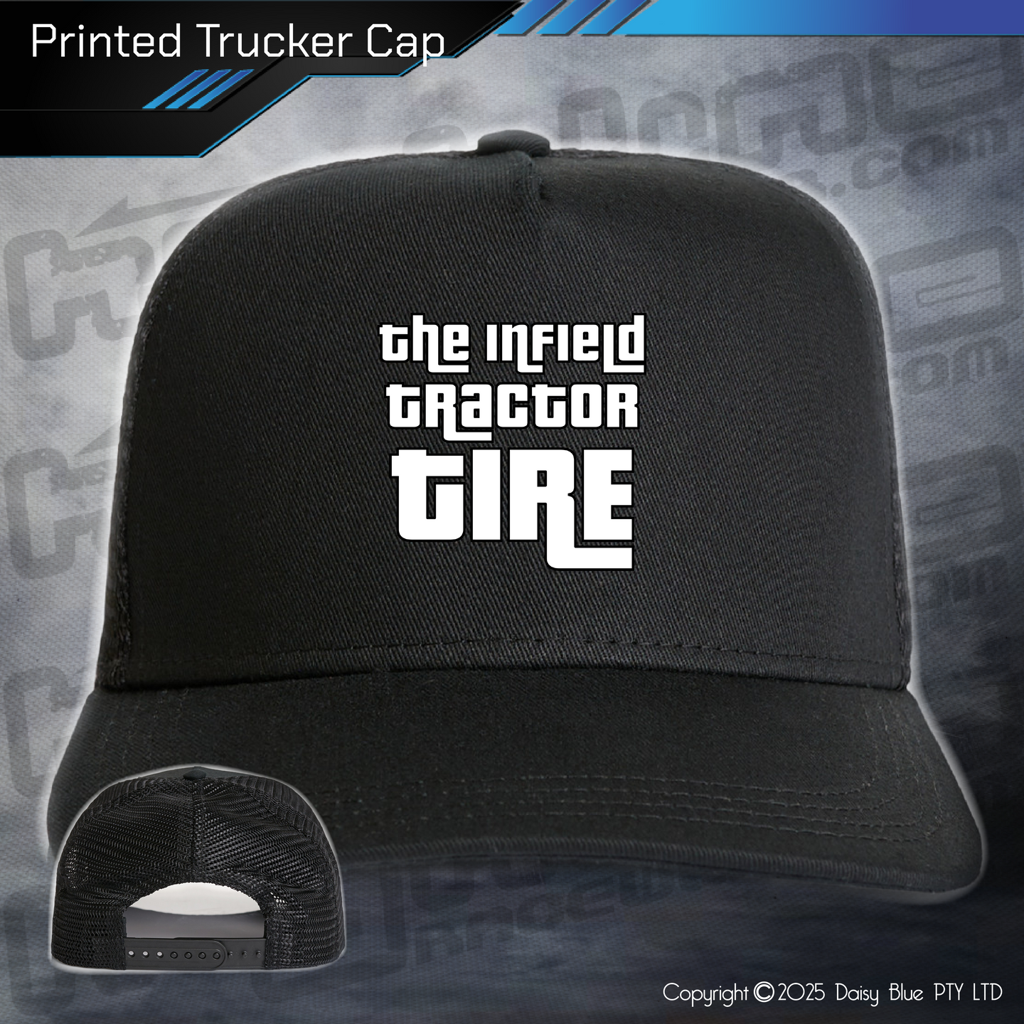 Printed Trucker Cap - Infield CRASH