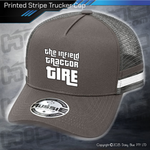 Load image into Gallery viewer, STRIPE Trucker Cap - Infield CRASH
