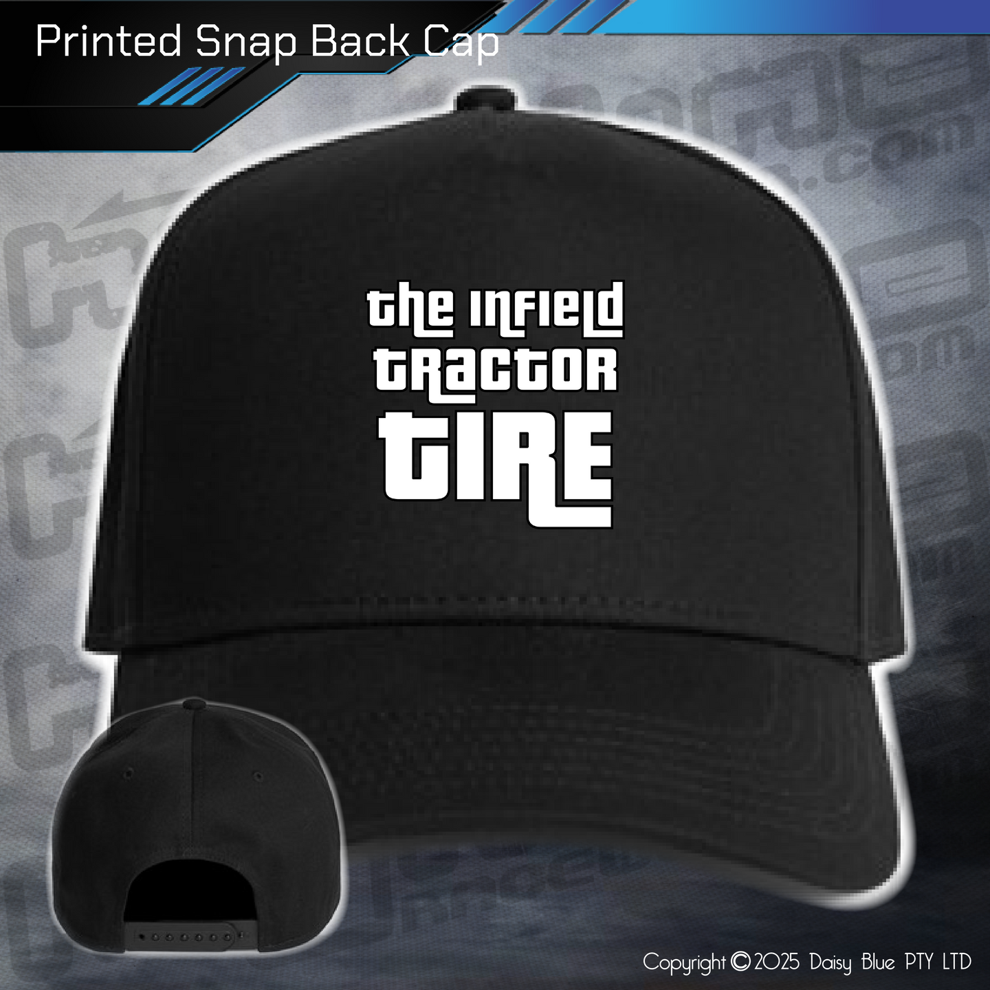 Printed Snap Back CAP - Infield CRASH