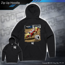 Load image into Gallery viewer, Zip Up Hoodie - Infield CRASH
