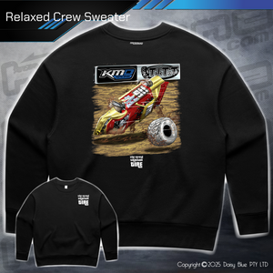 Relaxed Crew Sweater - Infield CRASH