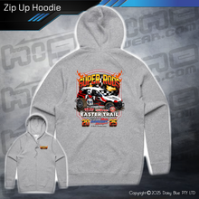 Load image into Gallery viewer, Zip Up Hoodie - Super Rods Easter Trail 2025
