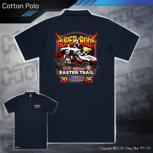 Cotton Polo - Super Rods Easter Trail 2025