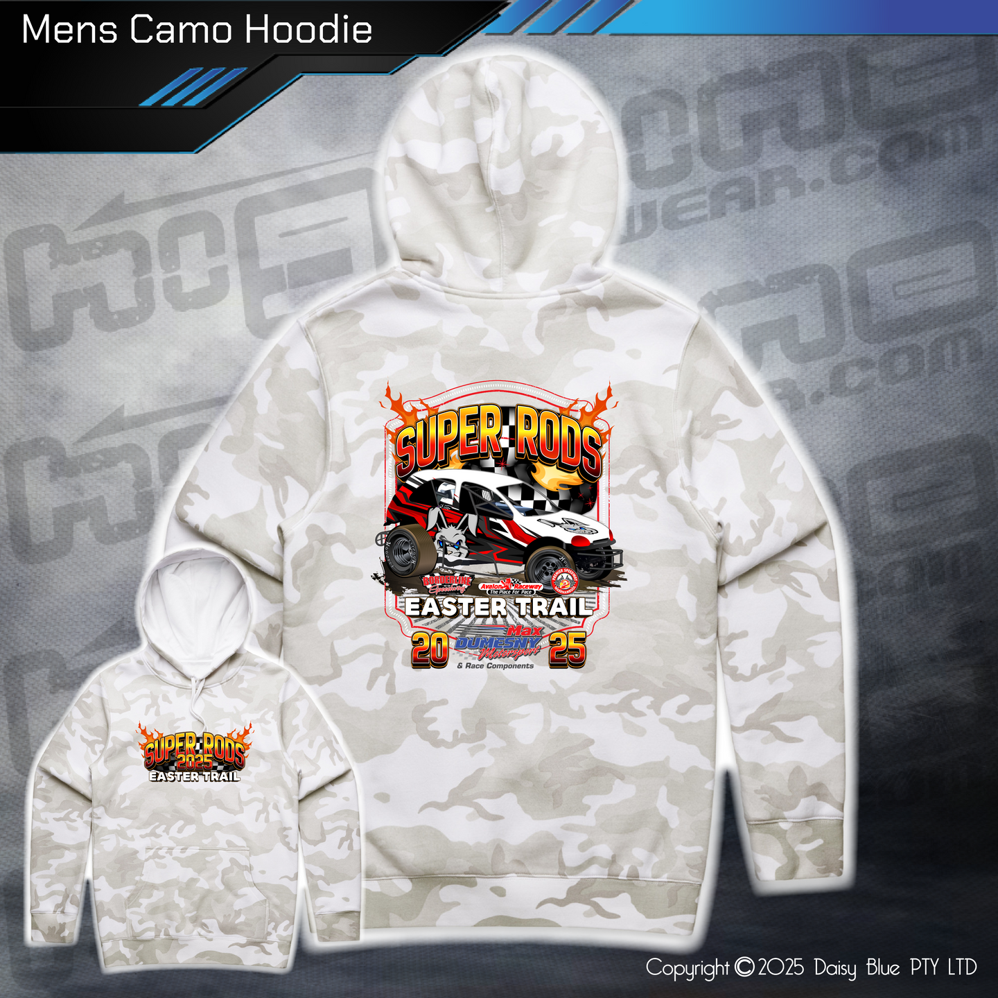 Camo Hoodie - Super Rods Easter Trail 2025