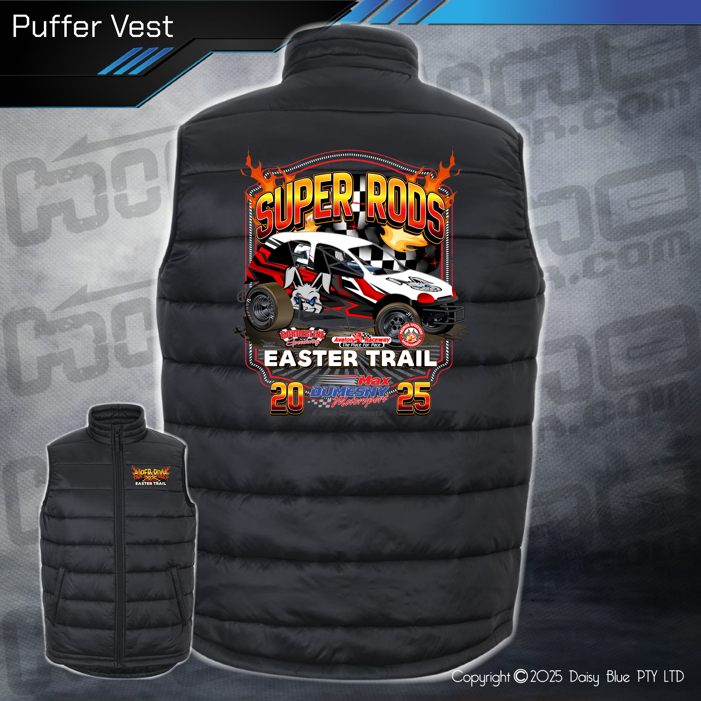 Puffer Vest - Super Rods Easter Trail 2025
