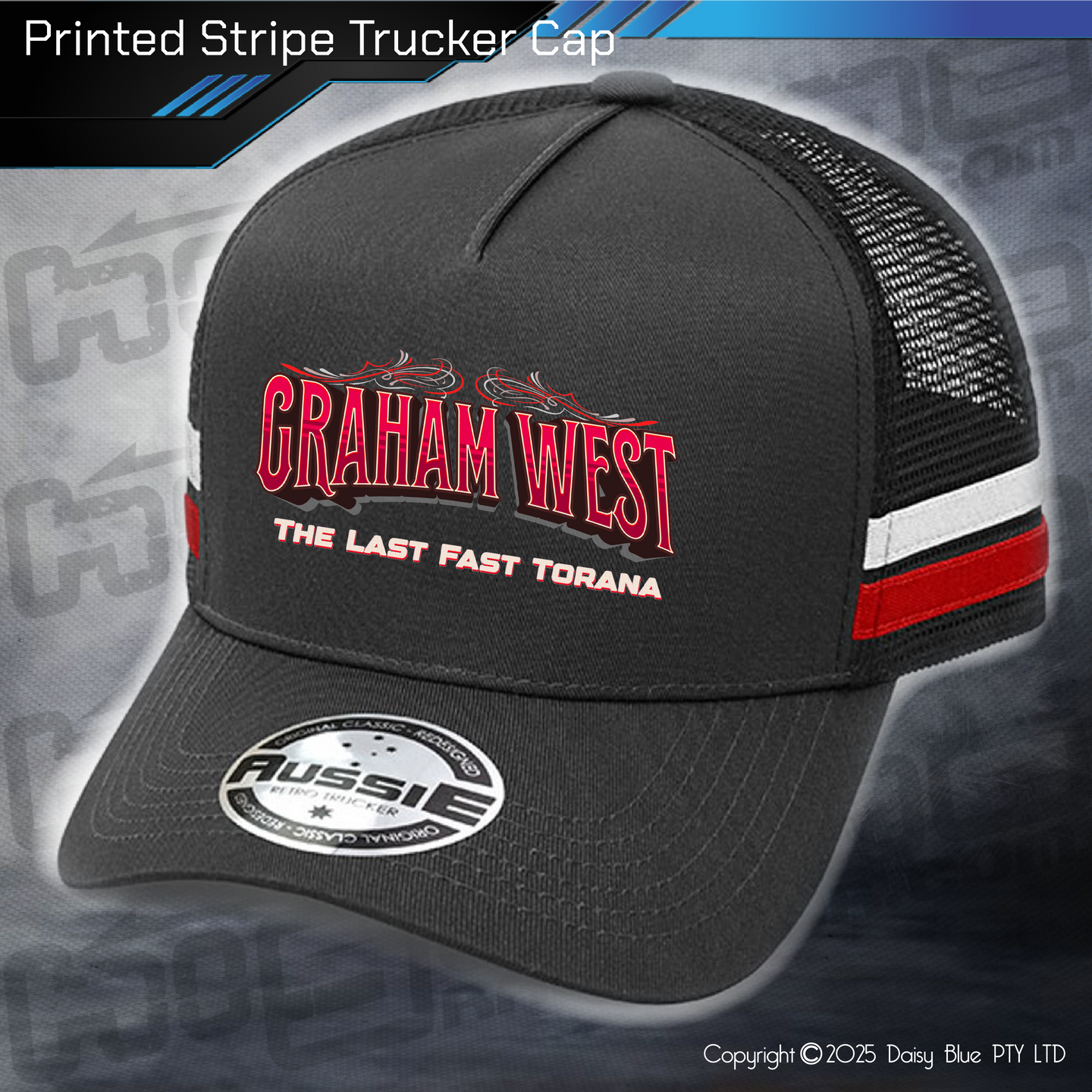STRIPE Trucker Cap - Graham West