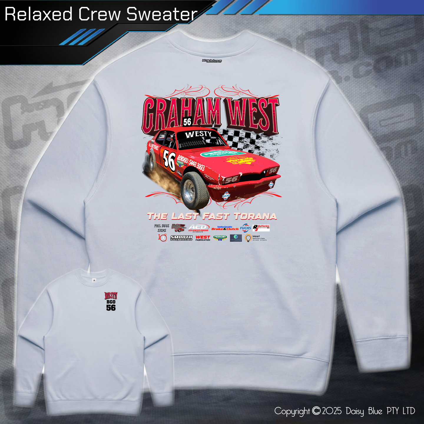 Relaxed Crew Sweater - Graham West