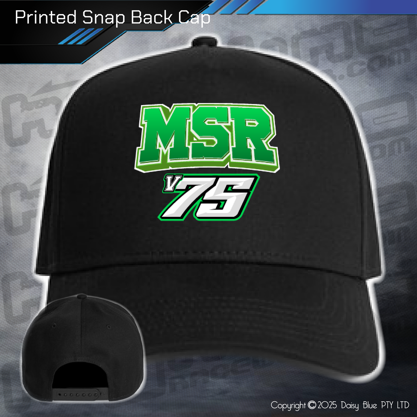 Printed Snap Back CAP - Mitchell Smith