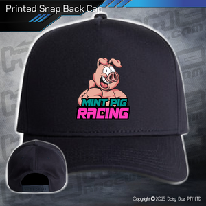 Printed Snap Back CAP - Mint Pig 100 Lapper 2025