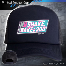 Load image into Gallery viewer, Printed Trucker Cap - Shake, Bake &amp; 308
