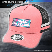Load image into Gallery viewer, STRIPE Trucker Cap - Shake, Bake &amp; 308
