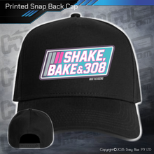 Load image into Gallery viewer, Printed Snap Back CAP - Shake, Bake &amp; 308
